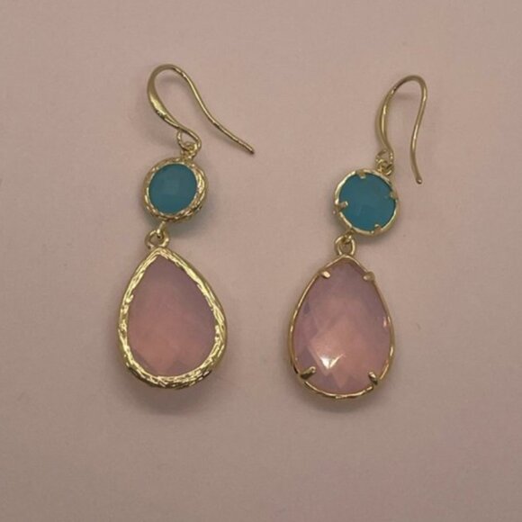 ⭐️❤️ FREE Rain Drop Tiered Round Hipster Chic Glam Elegant Classy Party Earrings - Picture 2 of 7
